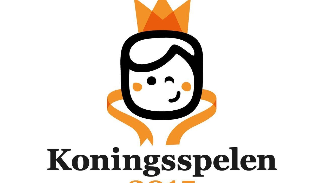 Koningsspelen logo wit